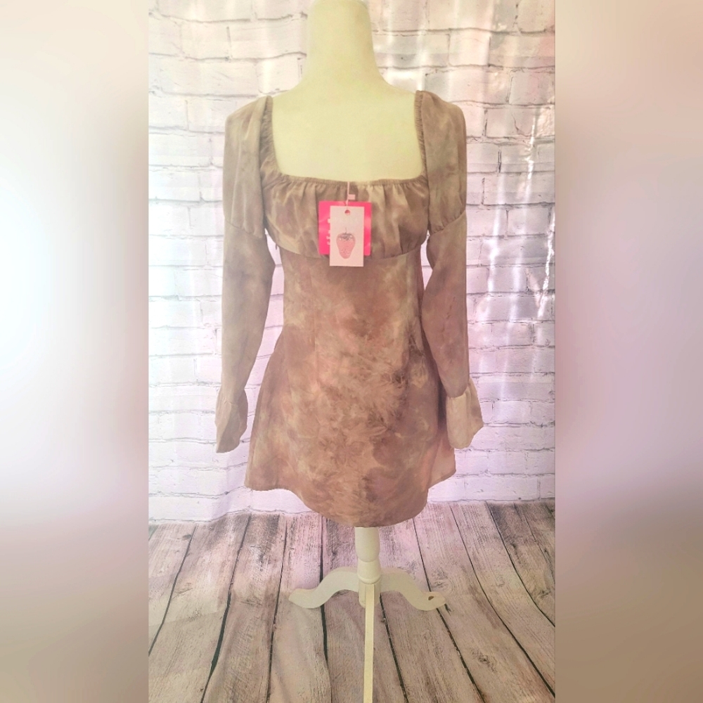 Tiedye Mauve Dress